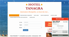 Desktop Screenshot of hotel-tanagra-palavas.com