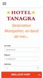 Mobile Screenshot of hotel-tanagra-palavas.com